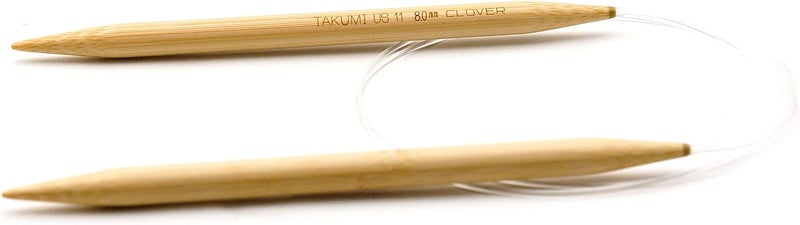 ã‚¯ãƒ­ãƒãƒ¼(Clover) Takumi Bamboo Circular 36-Inch Knitting Needles, Size 11 - Image 3